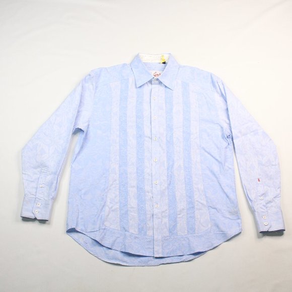 Robert Graham Other - Robert Graham Light Blue Flip Cuff Dress Shirt #106